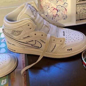 2022 Air Jordan 1 Mid GS 'Schematic'